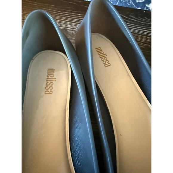 Melissa Doll V Ballet in Grey and Beige Flats Sz. 8 - Picture 5 of 9